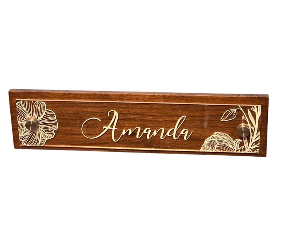 Nameplate for desk Amanda